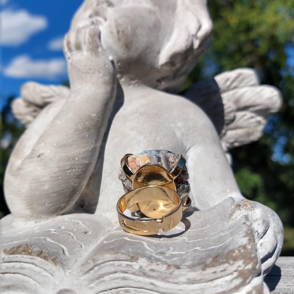 Druzy Agate Ring - image 4